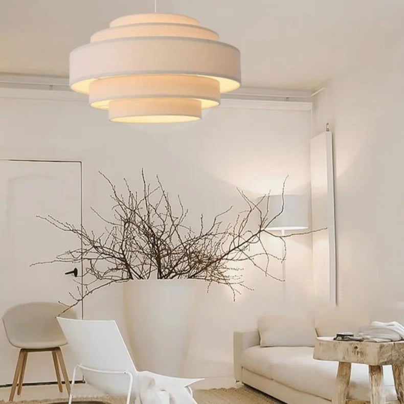 Japanese Wabi Sabi Multi Layer Chandelier