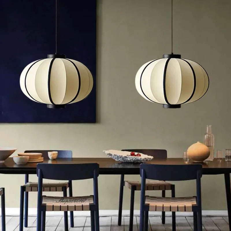 Japanese Wabi Sabi Lantern Ceiling Light