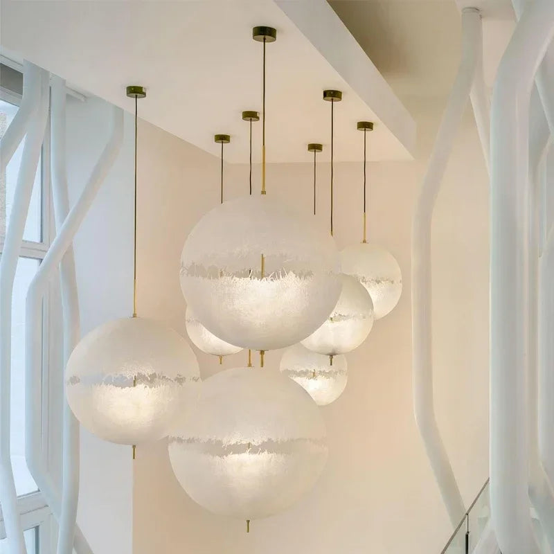 Italian Designer Moon Ceiling Lamp