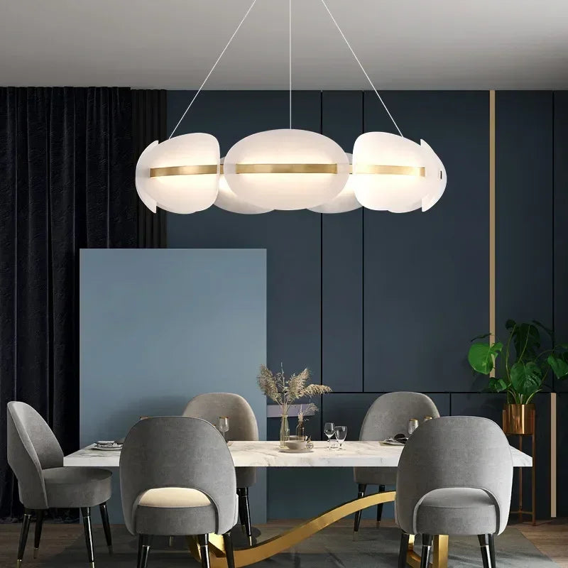 Nordic Shell Design LED Chandelier
