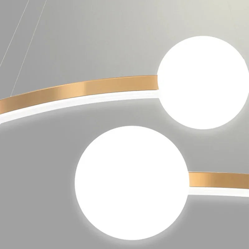 Nordic Minimalist Ring LED Pendant Lamp