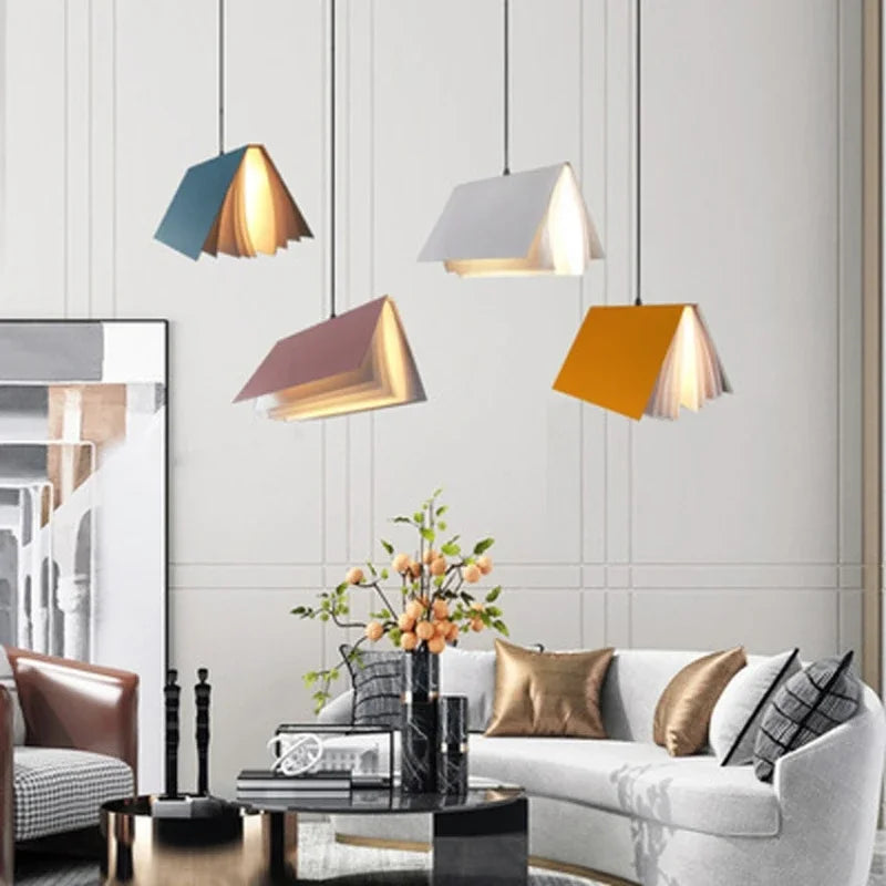 Nordic Floating Book Pendant Light