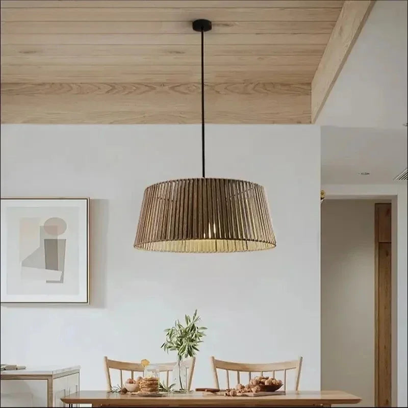 Nordic Woven Pendant Lamp