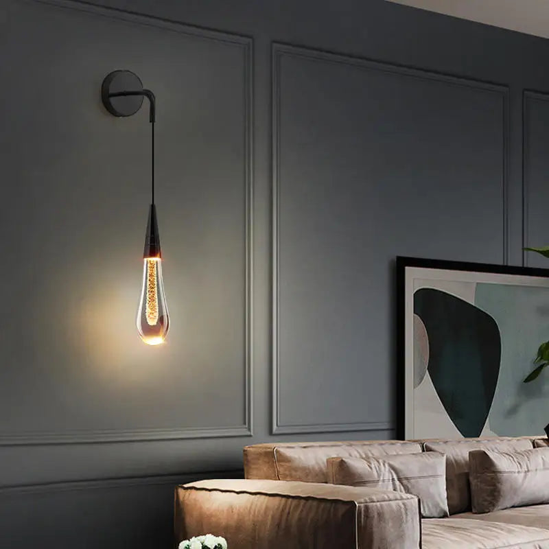 Modern Crystal Glass Wall Light