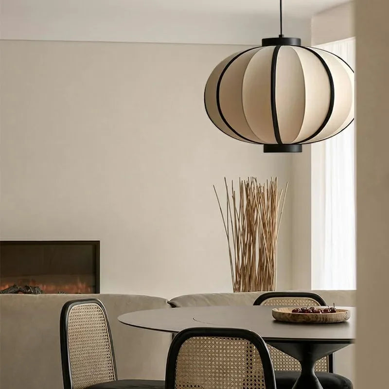 Japanese Wabi Sabi Lantern Ceiling Light