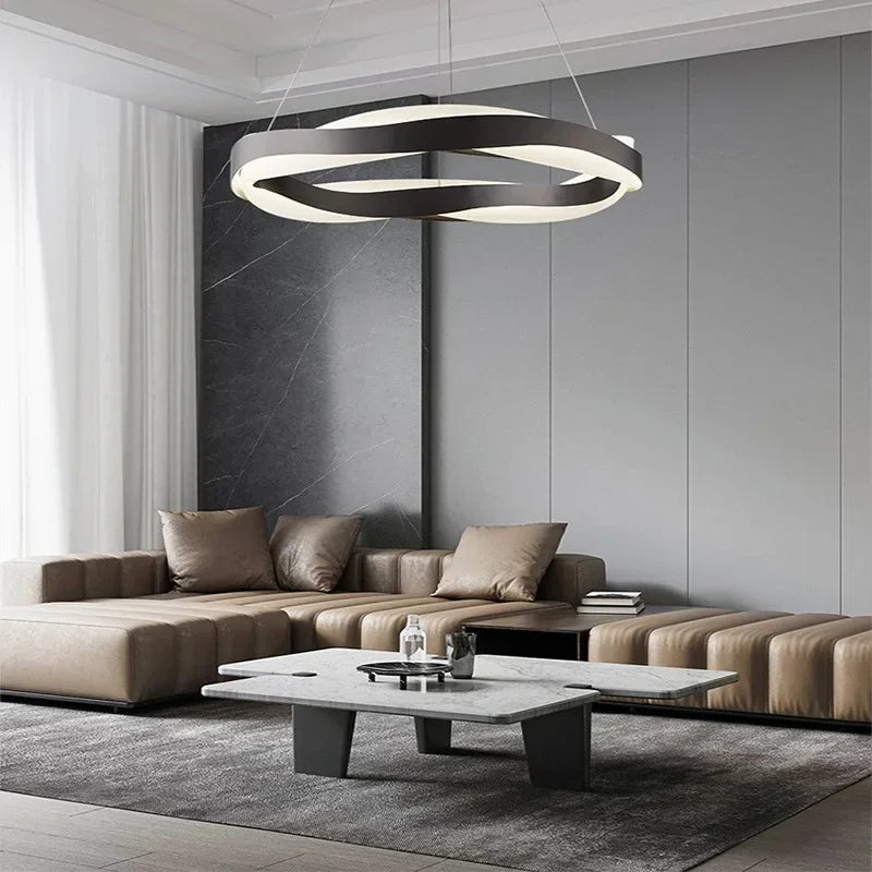 Nordic Modern Wave Chandelier