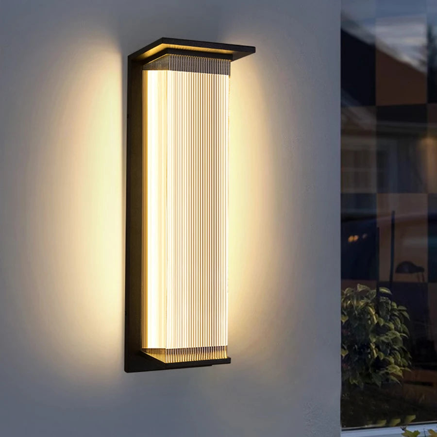 Waterproof Outdoor LED Strip Wall Lamp