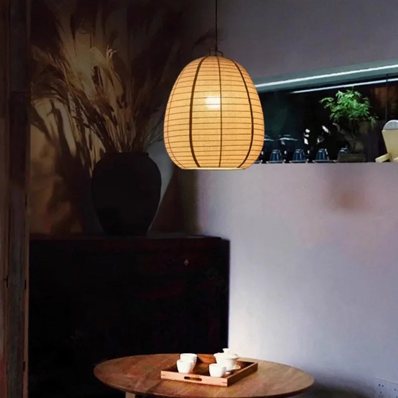 Japanese Retro Wabi Sabi Fabric Night Lamp
