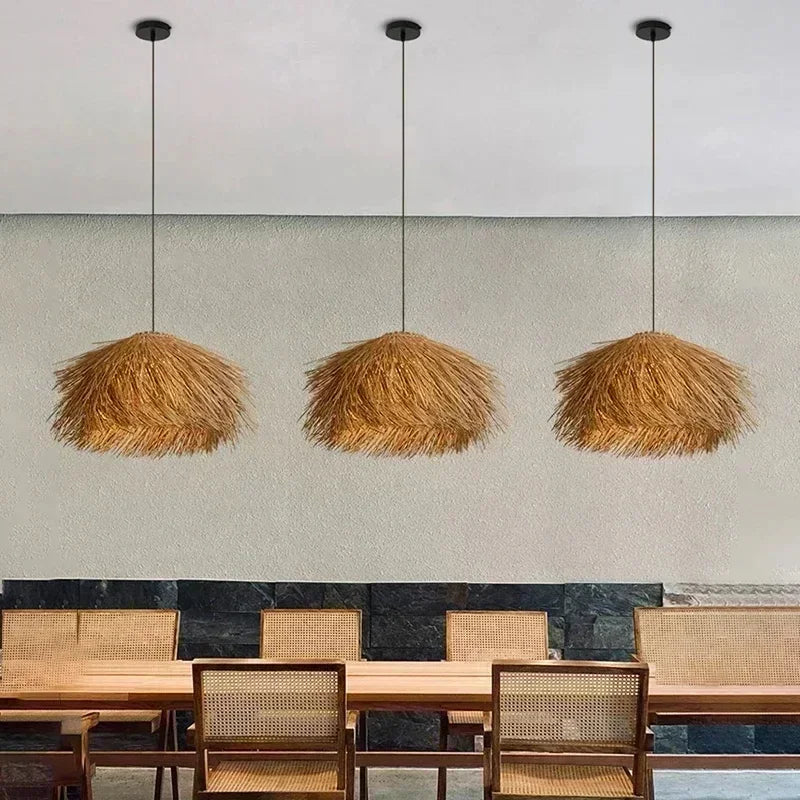Rattan Woven Pendant Light