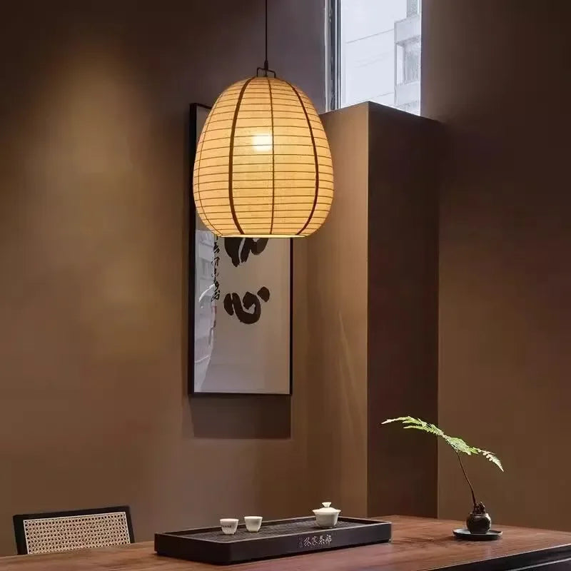 Japanese Retro Wabi Sabi Fabric Night Lamp