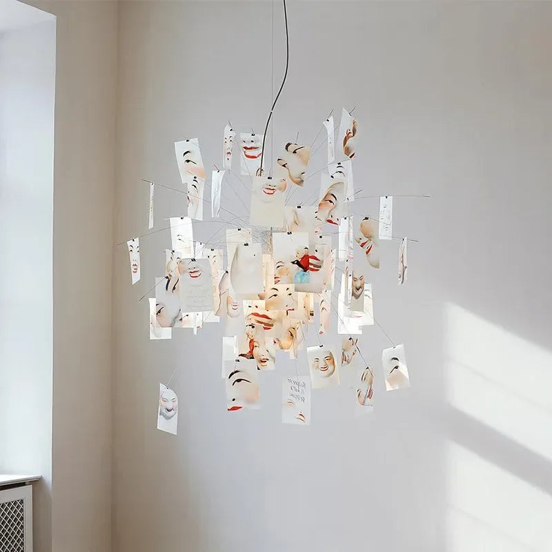 DIY Artistic Maurer Zettel Chandelier