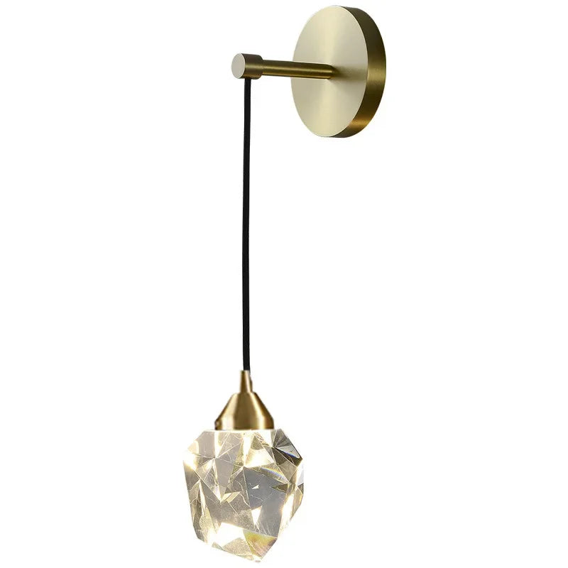 Crystal Nordic LED Wall Lamp