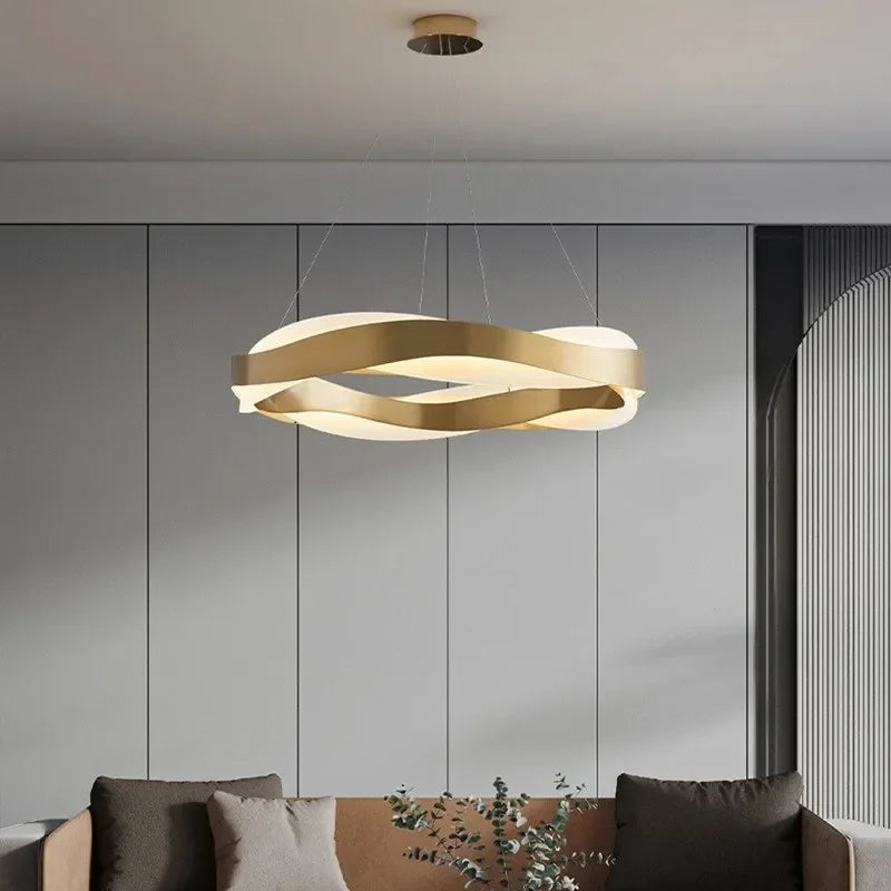 Nordic Modern Wave Chandelier