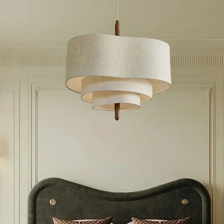 Japanese Wabi Sabi Fabric Chandelier