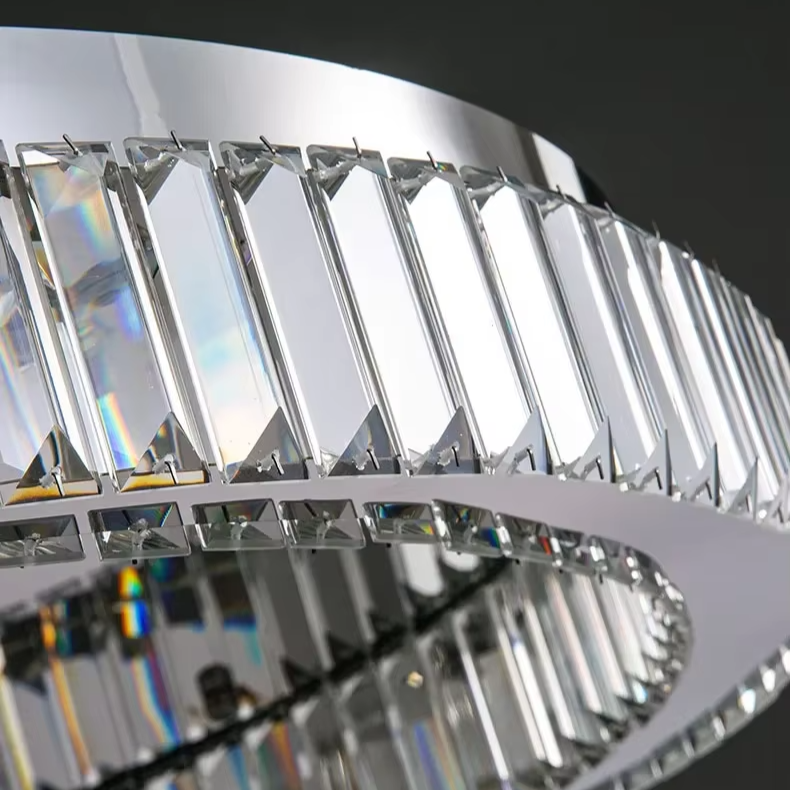 Modern Crystal Circle LED Chandelier