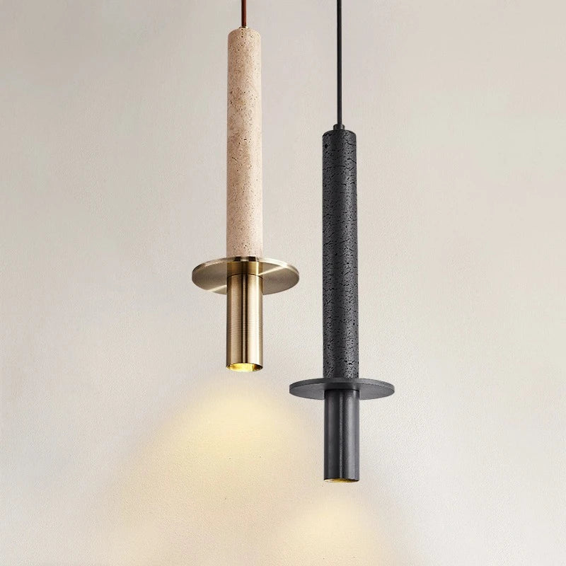 Nordic Stone Long Pendant Light