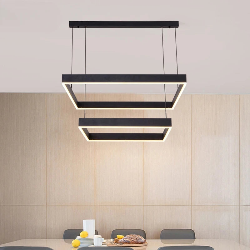 Minimalist Strip LED Ceiling Chandelier