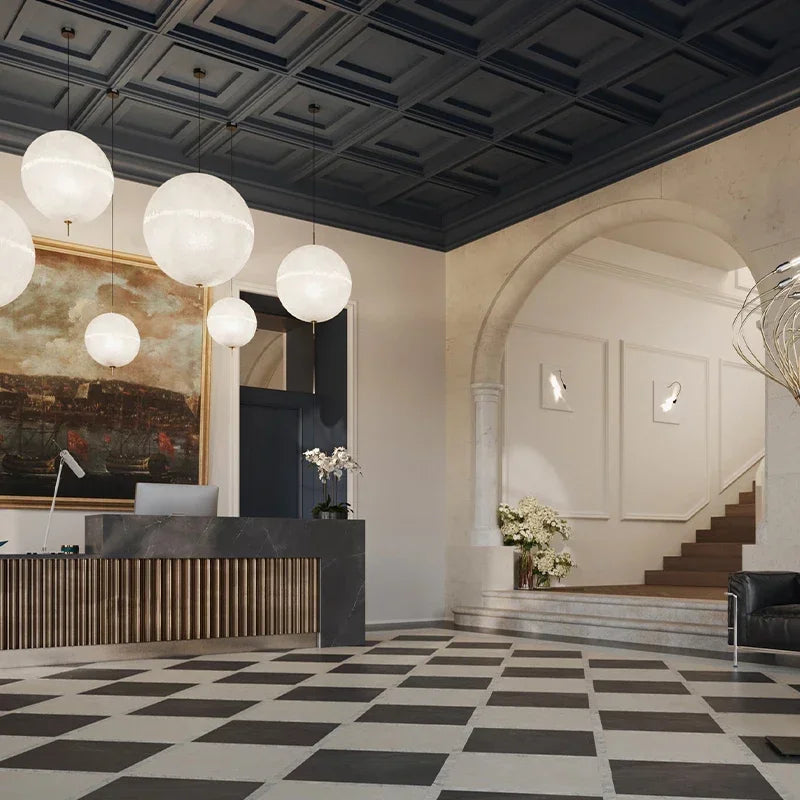 Italian Designer Moon Ceiling Lamp