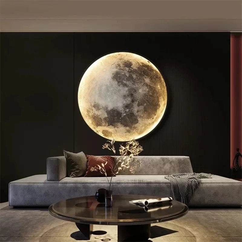 Large Moon Space Wall Lamp