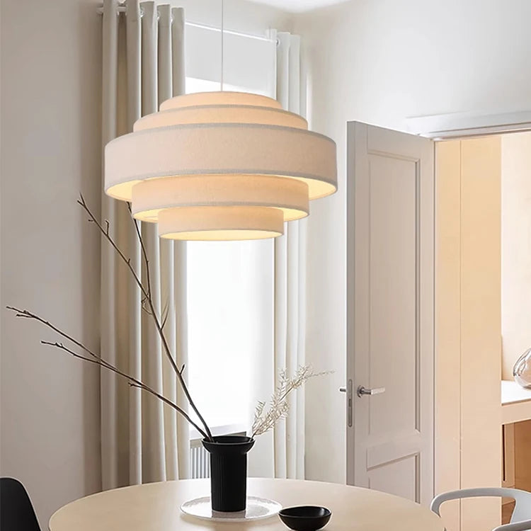 Japanese Wabi Sabi Multi Layer Chandelier