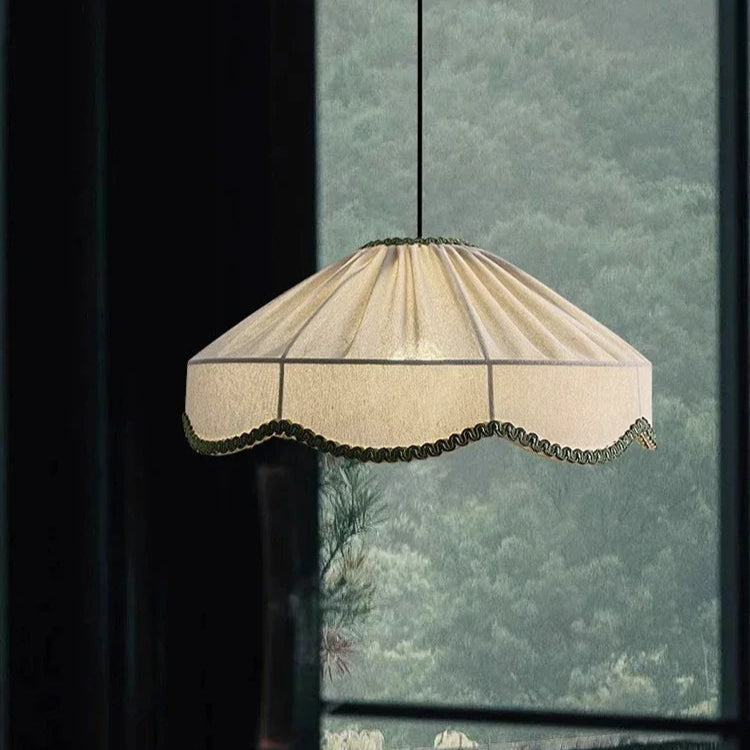 Retro Fabric Wabi Sabi Japanese Ceiling Light