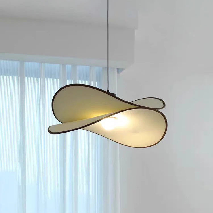 Japanese Wabi Sabi Fabric Double Chip Ceiling Light