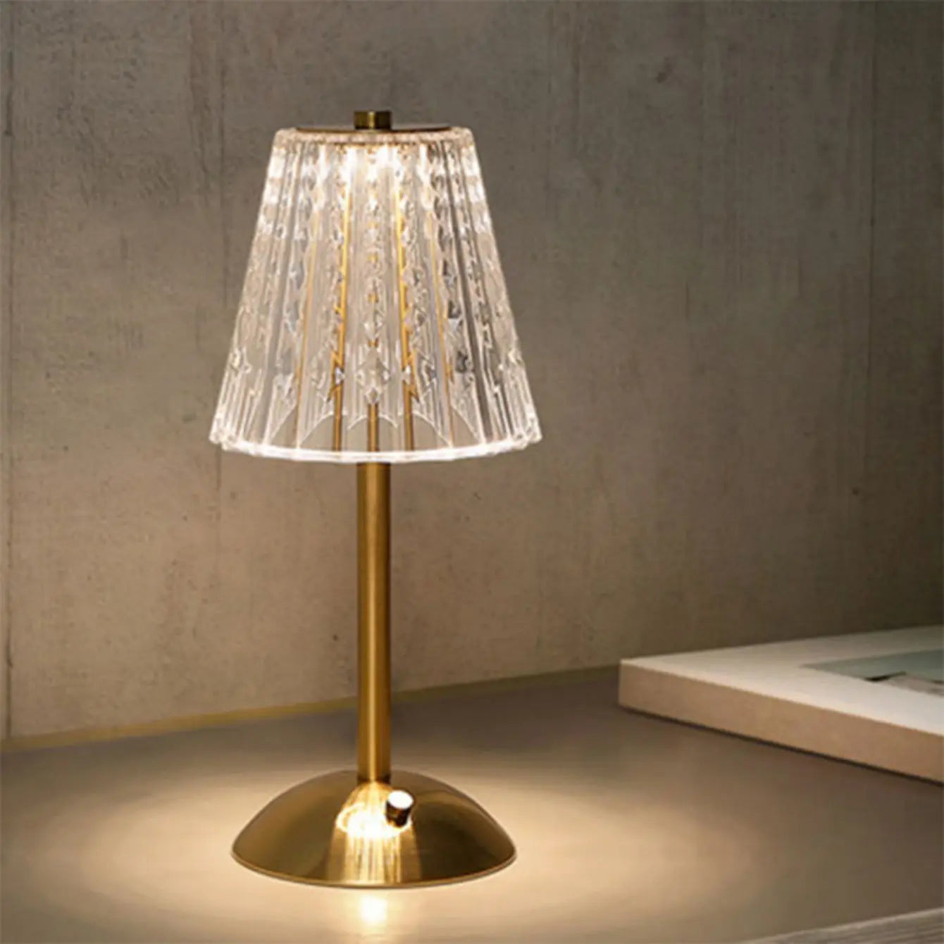 Crystal Wireless LED Table Lamp