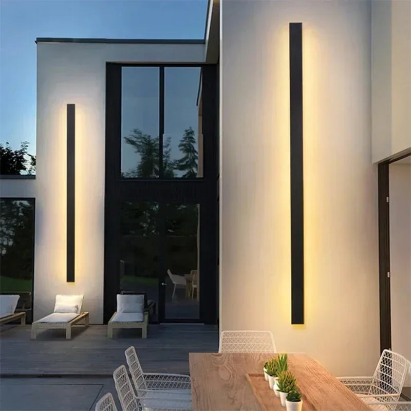 Outdoor LED Long Strip Wall Lights