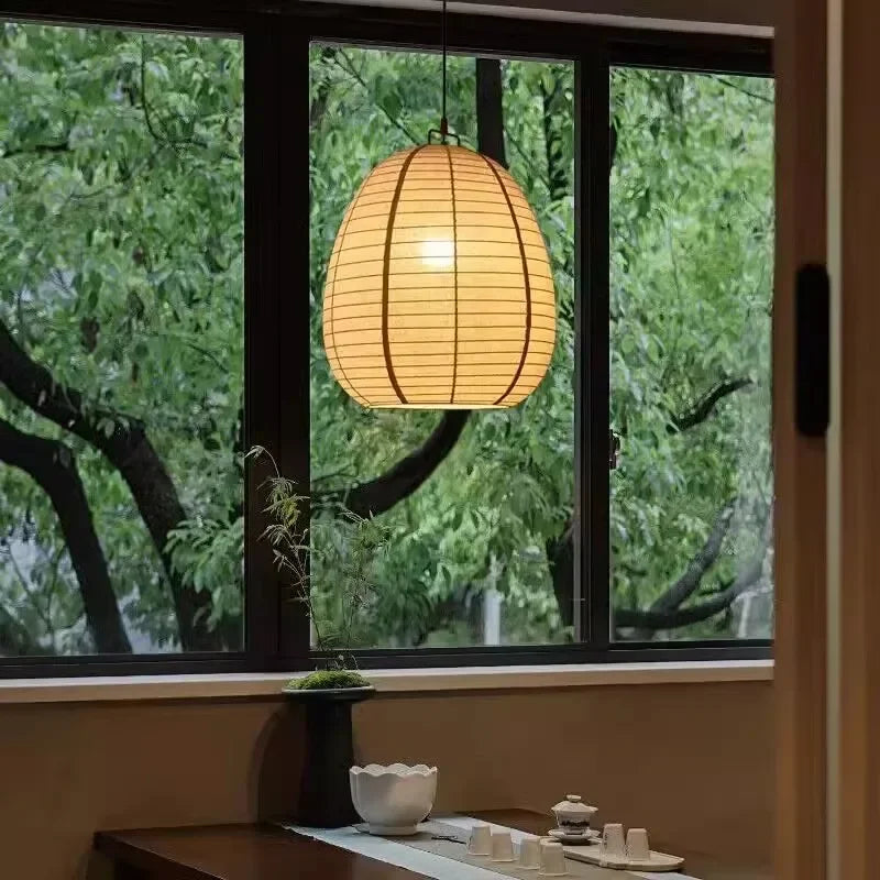 Japanese Retro Wabi Sabi Fabric Night Lamp
