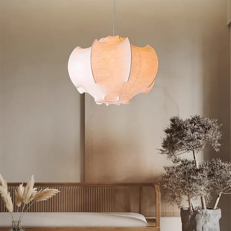 Japanese Wabi Sabi Abstract Circular Chandelier