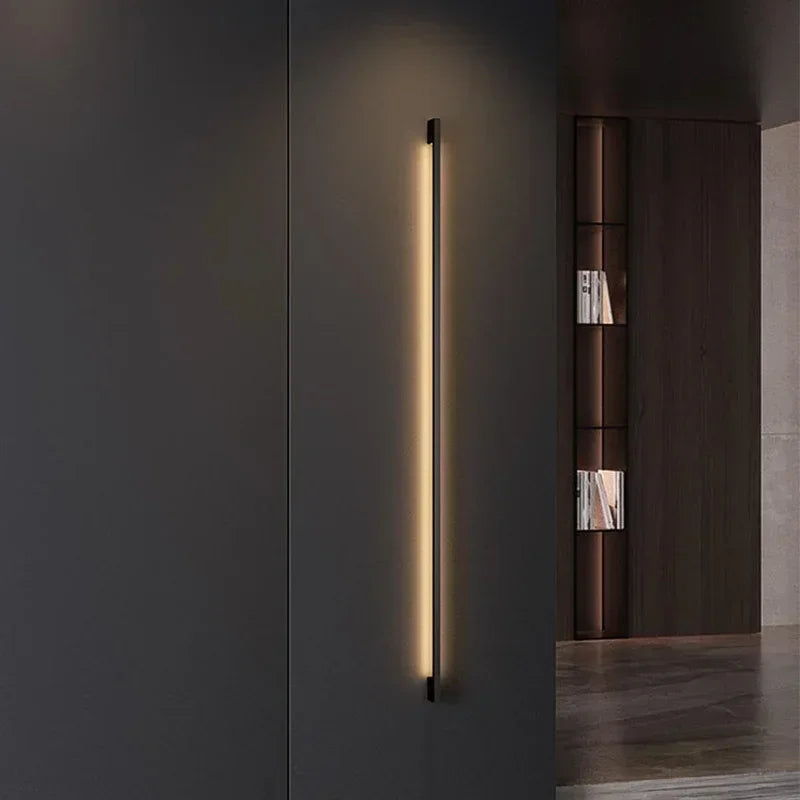 Modern Black Strip LED Wall Lamp