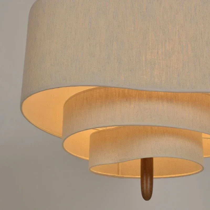 Japanese Wabi Sabi Fabric Chandelier
