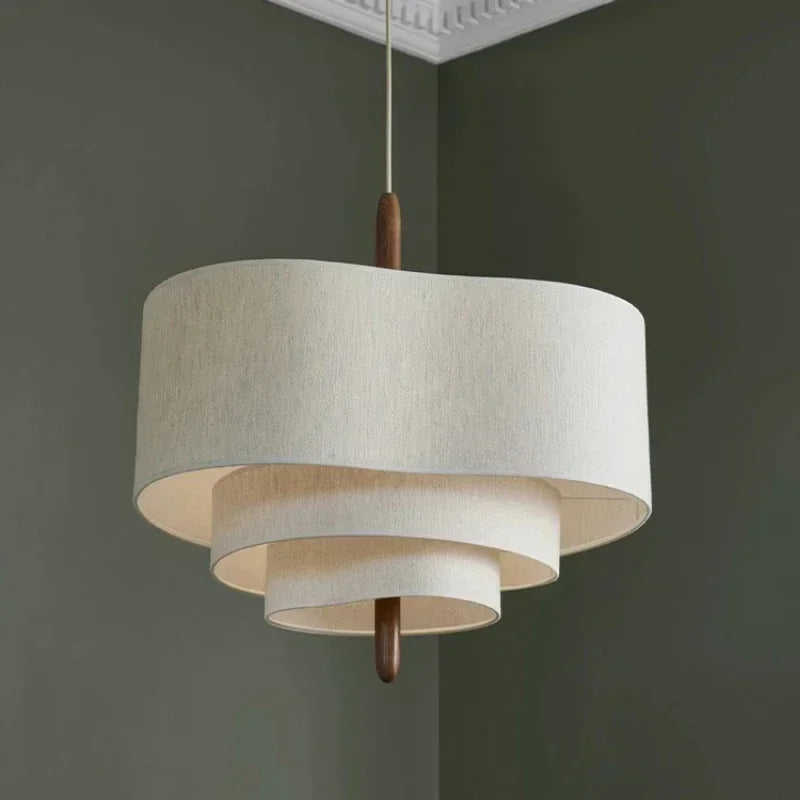 Japanese Wabi Sabi Fabric Chandelier