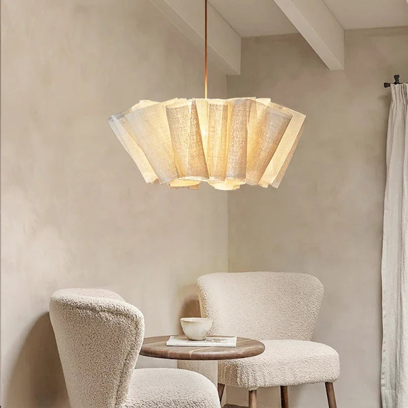 Nordic Vintage Handmade Fabric Chandelier