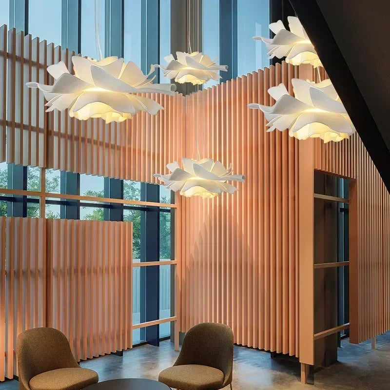 French Flower Petal Chandelier