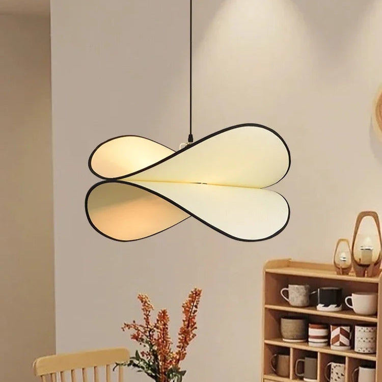 Japanese Wabi Sabi Fabric Double Chip Ceiling Light
