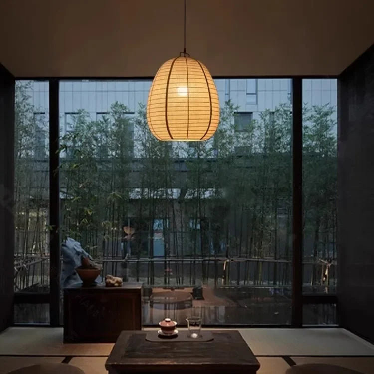 Japanese Retro Wabi Sabi Fabric Night Lamp