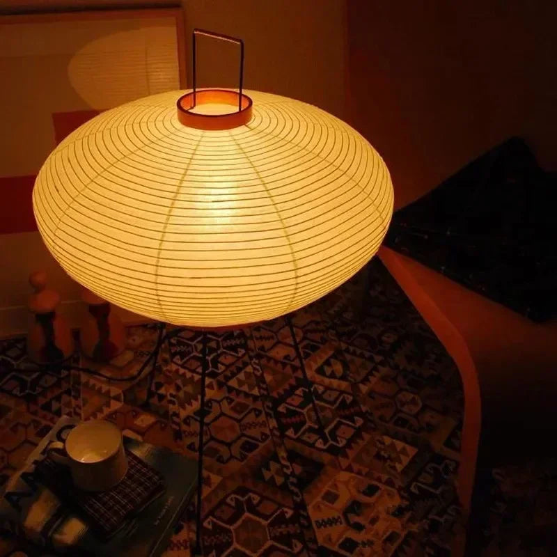 Japanese Rice Paper Floor Lamp