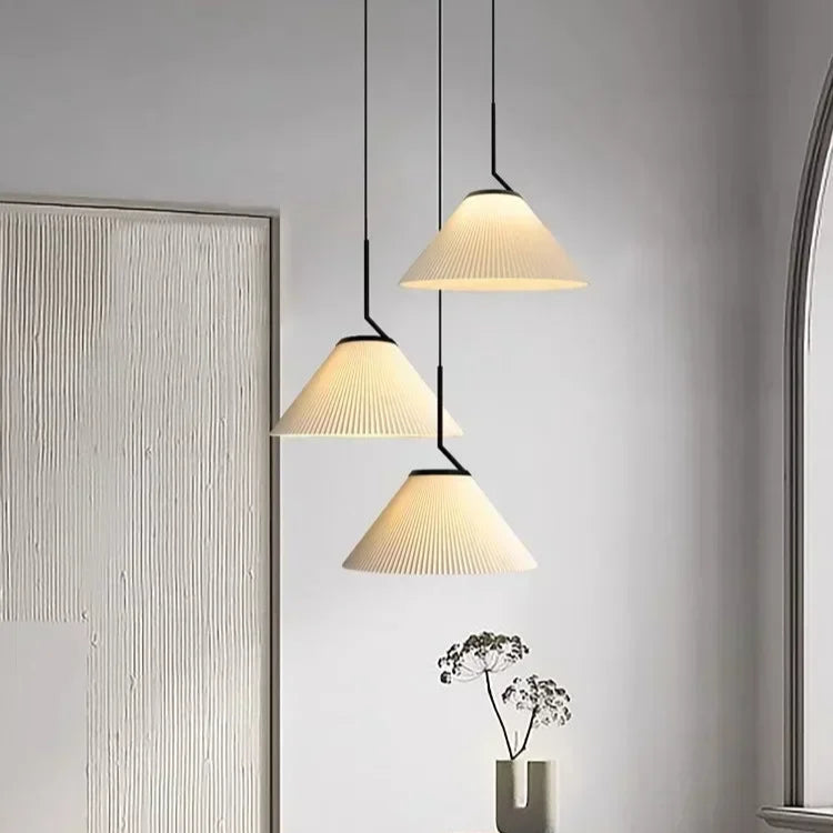 Nordic Minimal White LED Pendant Light