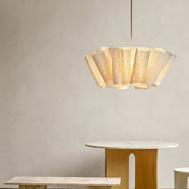 Nordic Vintage Handmade Fabric Chandelier