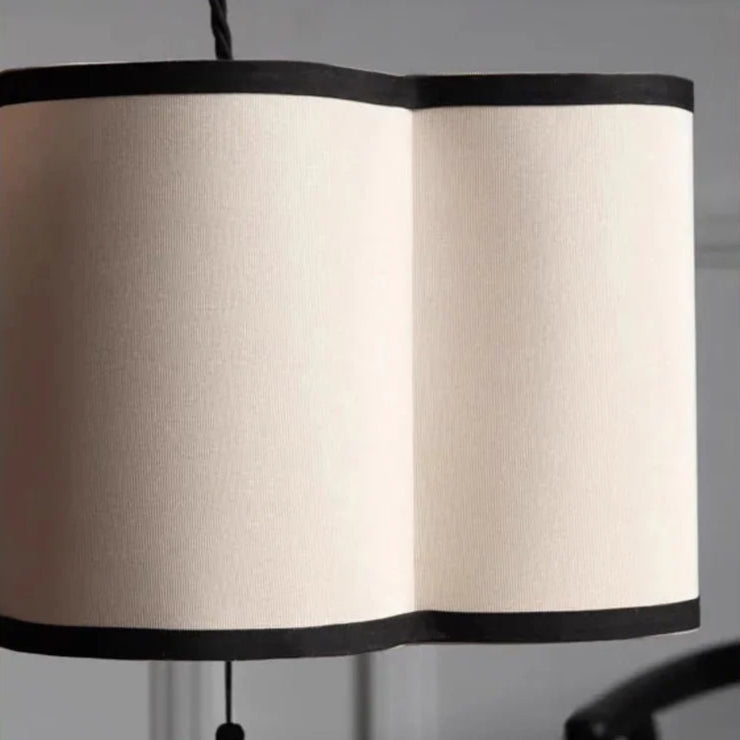 Modern Nordic Fabric White & Black Chandelier