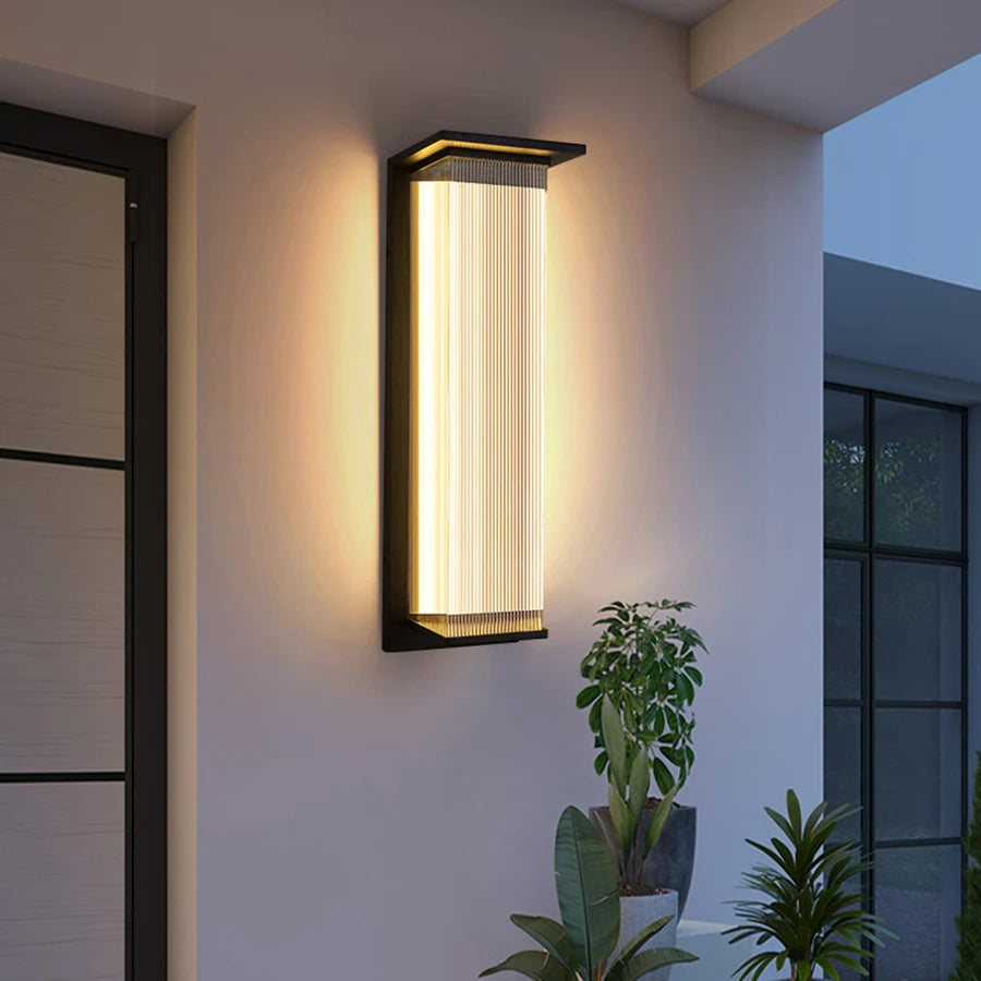 Waterproof Outdoor LED Strip Wall Lamp