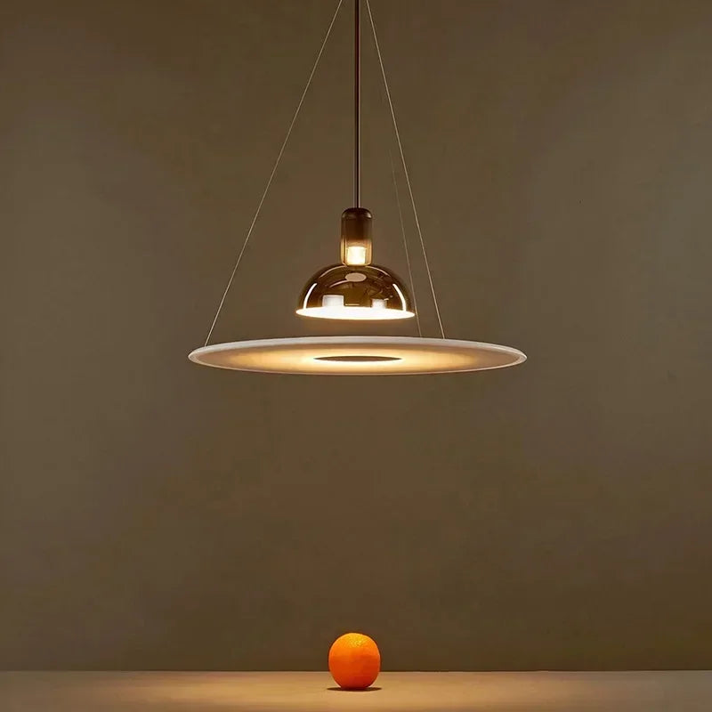 Italian Flying Saucer Pendant Light