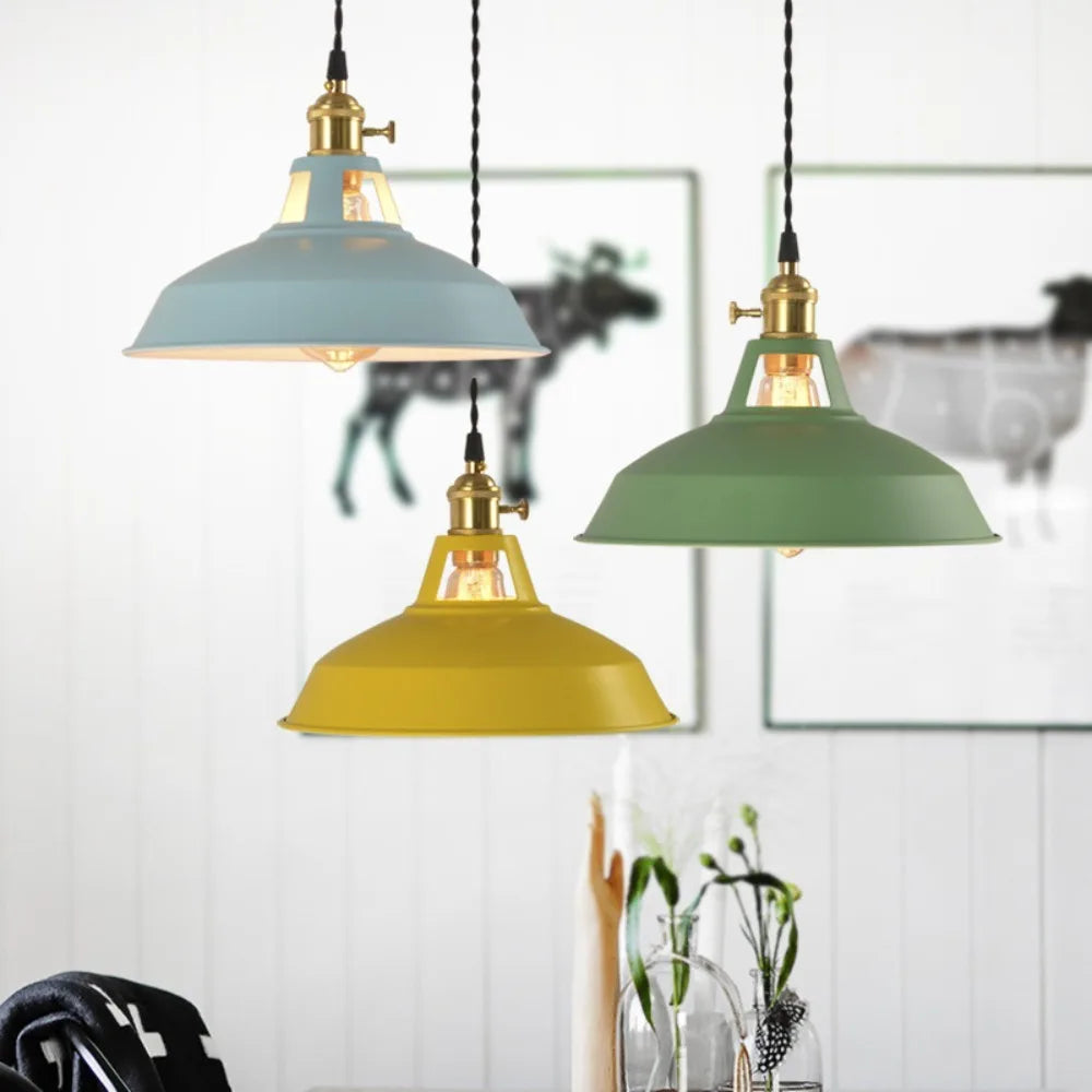 Retro Industrial Pendant Light