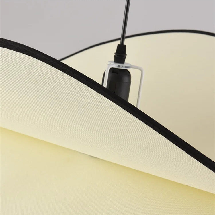 Japanese Wabi Sabi Fabric Double Chip Ceiling Light