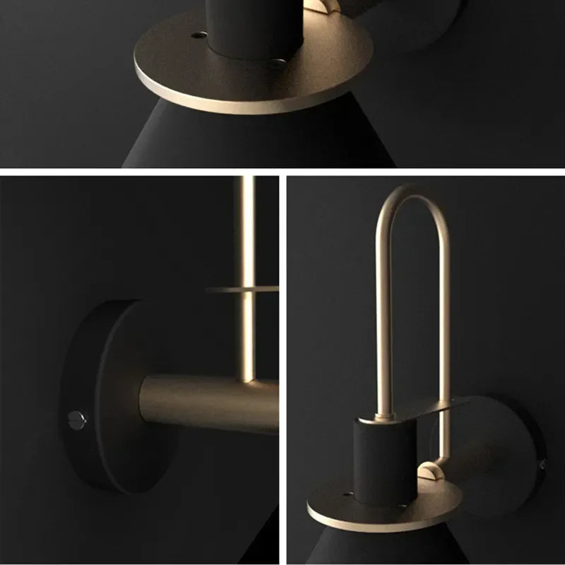 Industrial Nordic Metal Wall Lamp