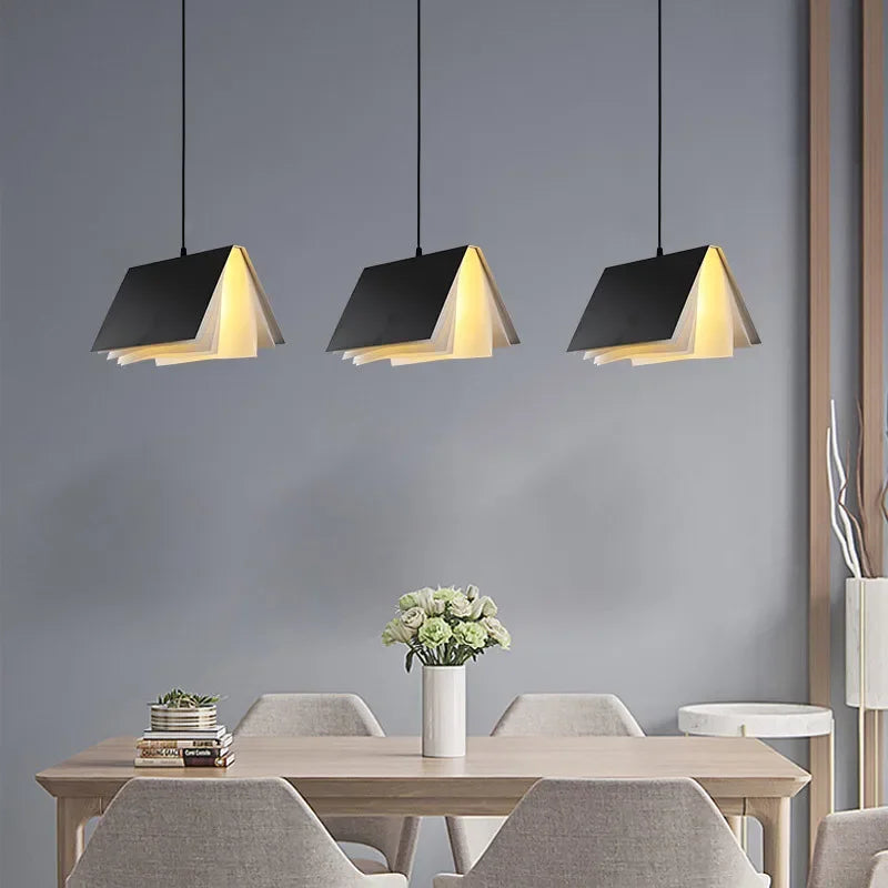 Nordic Floating Book Pendant Light