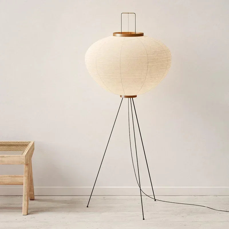 Japanese Rice Paper Floor Lamp