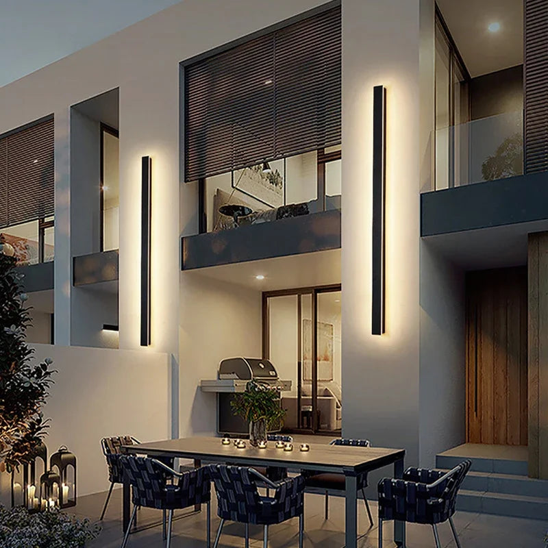 Outdoor LED Long Strip Wall Lights