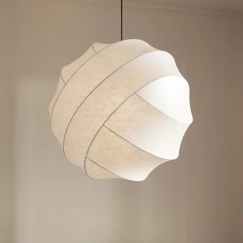 Japanese Wabi Sabi Silk Pendant Light